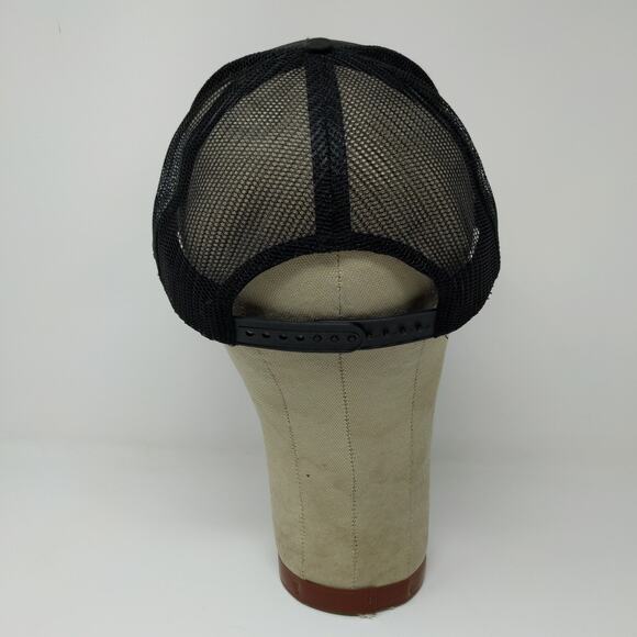 Cap America Snapback Meshback Hat Black Dark Green Camo Embroidered - Picture 7 of 12